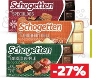 Schogetten Čokoláda