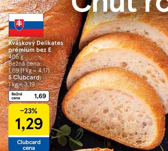 Kváskový Delikates prémium bez E 405 g 