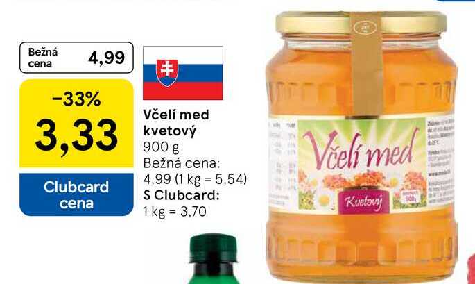 Včelí med kvetový 900 g 