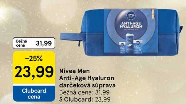 Nivea Men Anti-Age Hyaluron darčeková súprava 