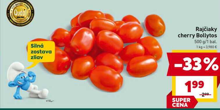 Rajčiaky cherry Bollytos 500 g/1 bal.