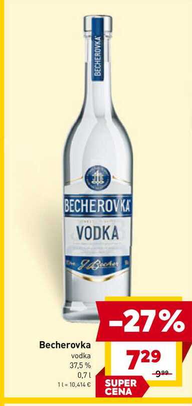 Becherovka vodka 37,5% 0,7l