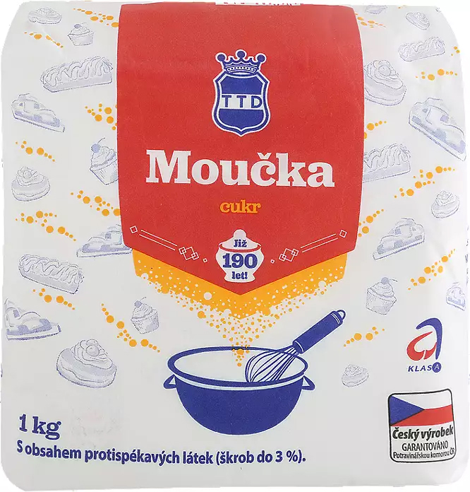 Korunný Práškový cukor