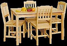 JEDÁLNA ZOSTAVA 8849 (stôl + 4 stoličky)