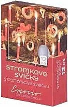 STROMČEKOVÉ SVIEČKY BIELE