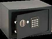 TREZOR S ELEKTRONICKÝM ČÍSELNÝM ZÁMKOM TMAVO SIVÝ