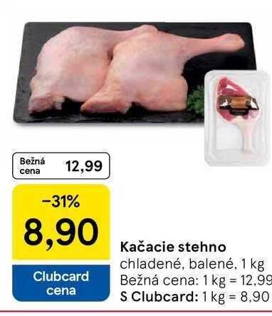 Kačacie stehno chladené, balené, 1 kg 