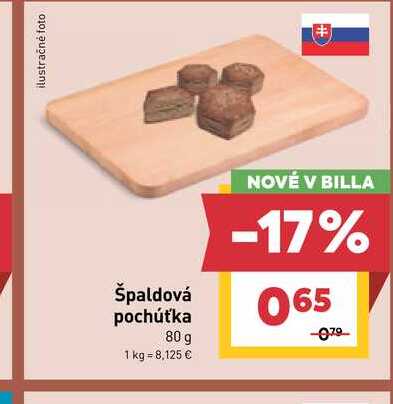 Špaldová pochúťka 80 g 