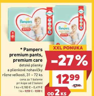Pampers premium pants