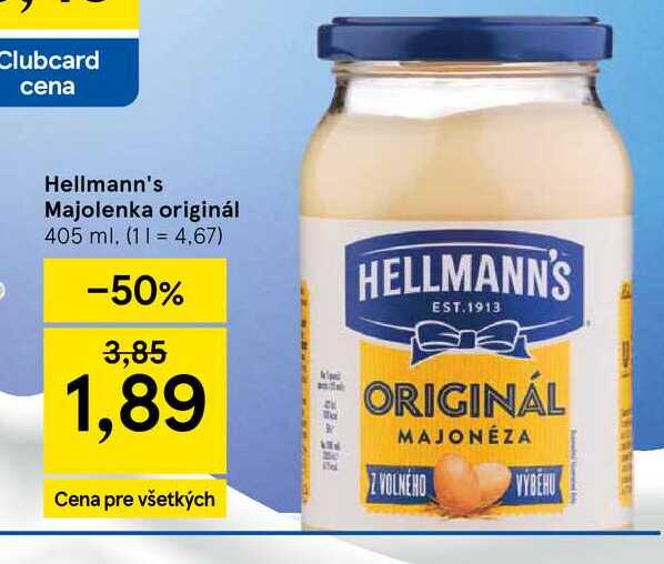Hellmann's Majolenka 405 ml