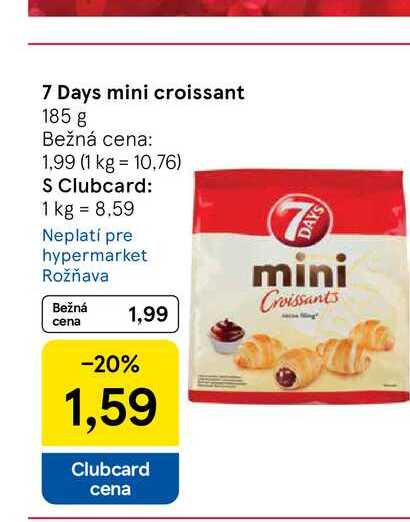 Days mini croissant 185 g 