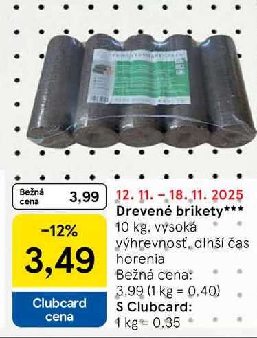 Drevené brikety 10 kg