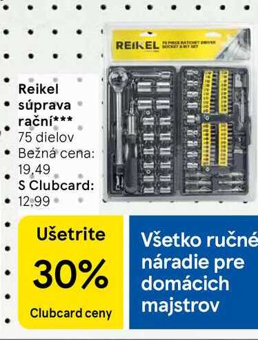 Reikel súprava rační 75 dielov