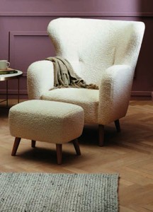 Kreslo a taburet VILDSUND