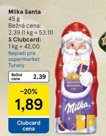Milka Santa 45 g