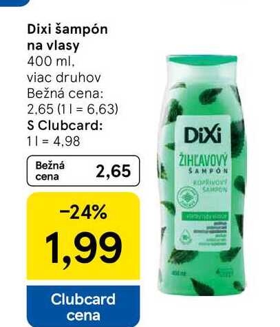Dixi šampón na vlasy 400 ml