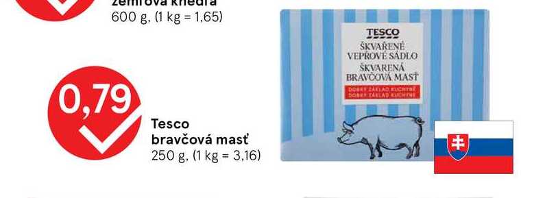 Tesco bravčová masť 250 g