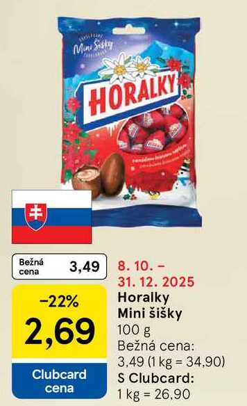 Horalky Mini šišky 100 g 