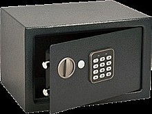 TREZOR S ELEKTRONICKÝM ČÍSELNÝM ZÁMKOM TMAVO SIVÝ