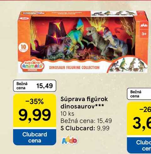 Súprava figúrok dinosaurov 10 ks