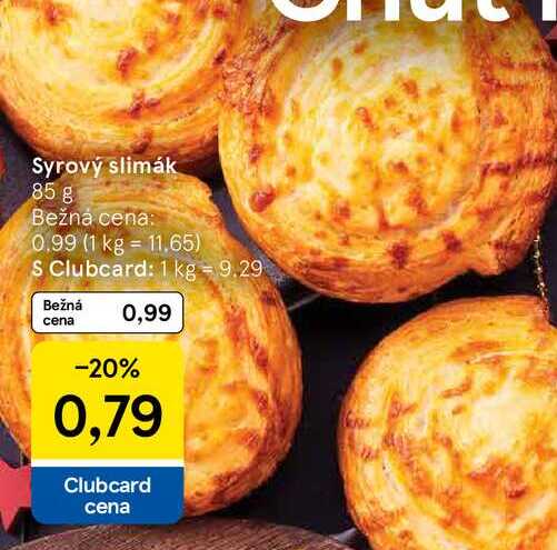 Syrový slimák 85 g 