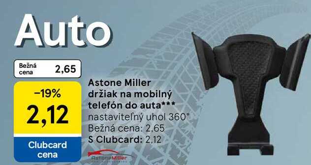 Astone Miller držiak na mobilný telefón do auta