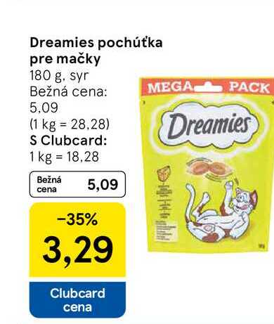 Dreamies pochúťka pre mačky 180 g