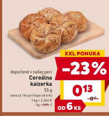 Cereálna kaizerka 55 g