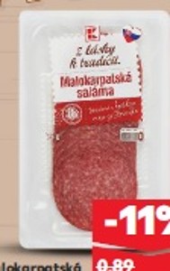 Z lásky k tradícii Malokarpatská saláma