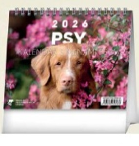 Stolový kalendár Psy 2026*