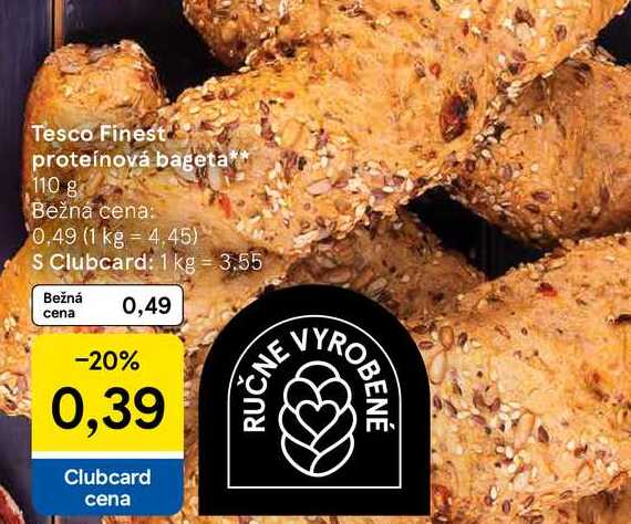 Finest proteínová bageta 110 g