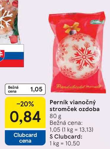 Perník vianočný stromček ozdoba 80 g