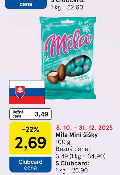 Mila Mini šišky 100 g
