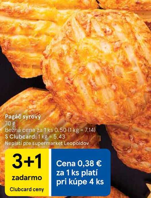 Pagáč syrový 70 g 