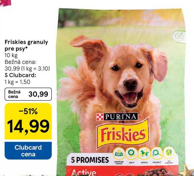Friskies granuly pre psy 10 kg