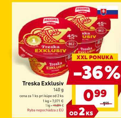 Treska Exklusiv 140 g