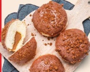 Šiška s náplňou spekulatius