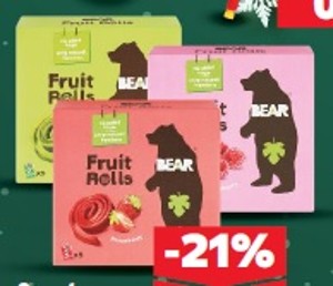Bear Fruit Rolls Ovocné rol. plátky