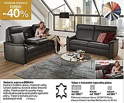 Sedacia súprava DONAU - taburet