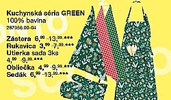 Kuchynská séria GREEN - Utierka
