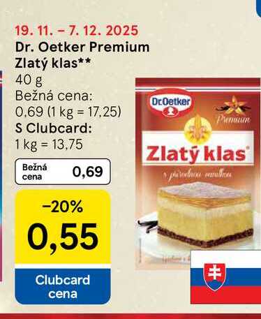 Dr. Oetker Premium Zlatý klas 40 g