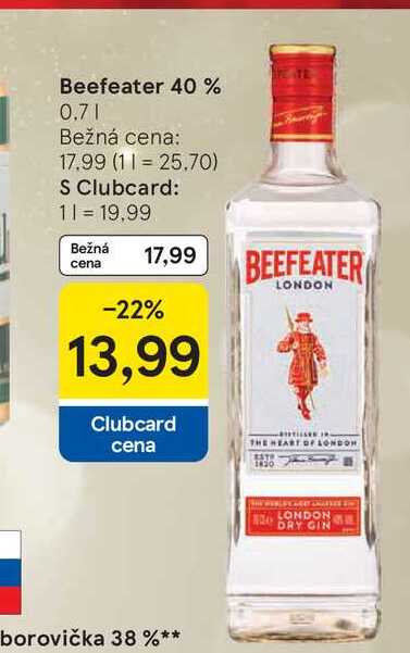 Beefeater 40 % 0.7l