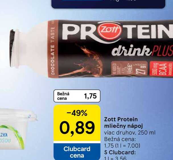 Zott Protein mliečny nápoj viac druhov, 250 ml