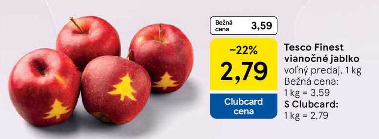 Tesco Finest vianočné jablko 1 kg