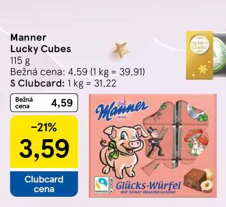 Manner Lucky Cubes 115 g 