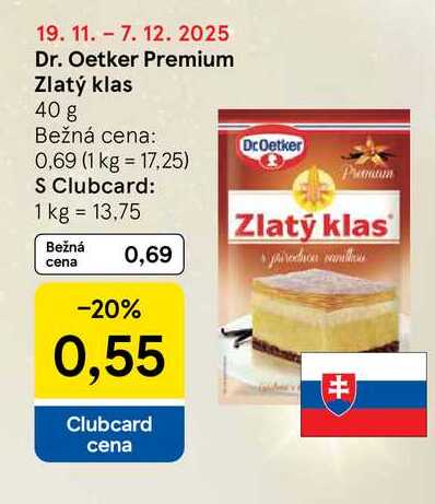Dr. Oetker Premium Zlatý klas 40 g