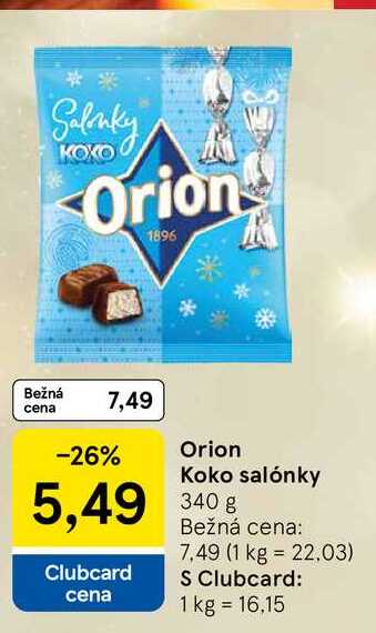 Orion Koko salónky 340 g