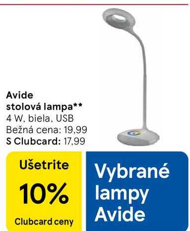 Avide stolová lampa 4 W