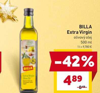 BILLA Extra Virgin olivový olej 500 ml 
