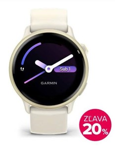 lnteligentné hodinky Garmin vívoactive 6 zlaté